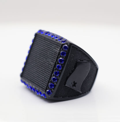 Signature Ring Black/Blue