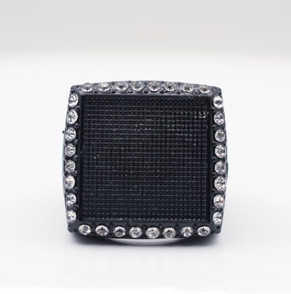 Signature Ring Black/Clear