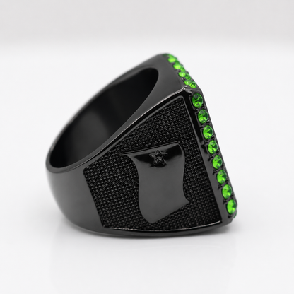 Signature Ring Black/Green