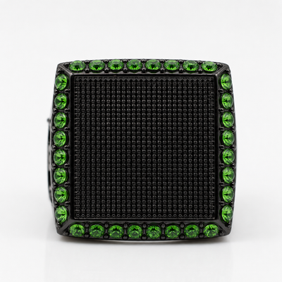 Signature Ring Black/Green