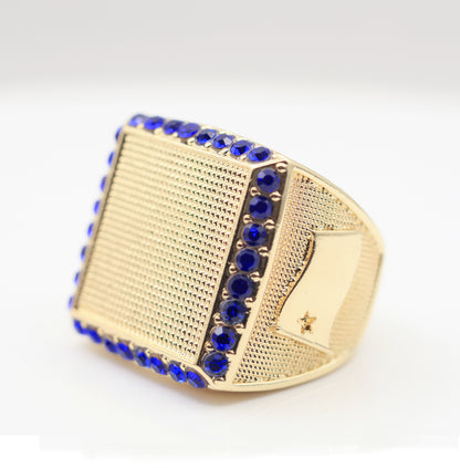 Signature Ring Gold/Blue