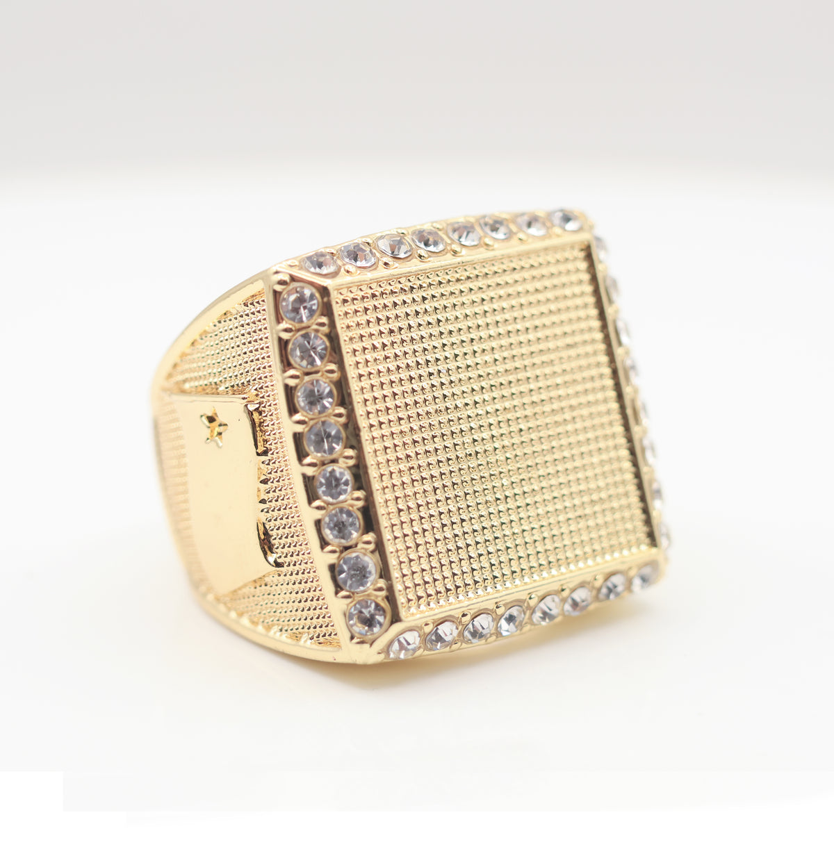 Signature Ring Gold/Clear