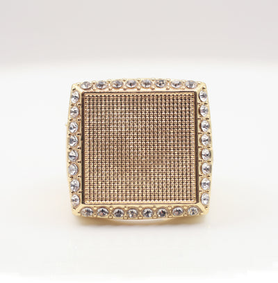 Signature Ring Gold/Clear
