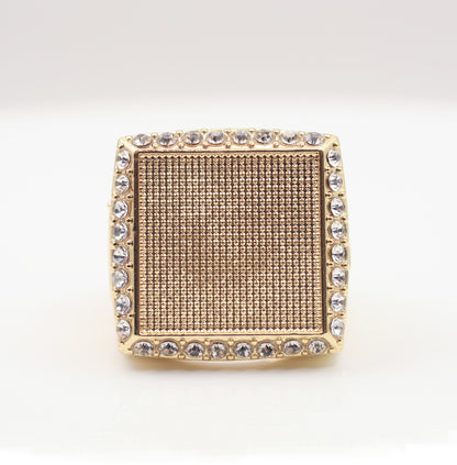 Signature Ring Gold/Clear