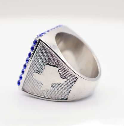 Signature Ring Silver/Blue