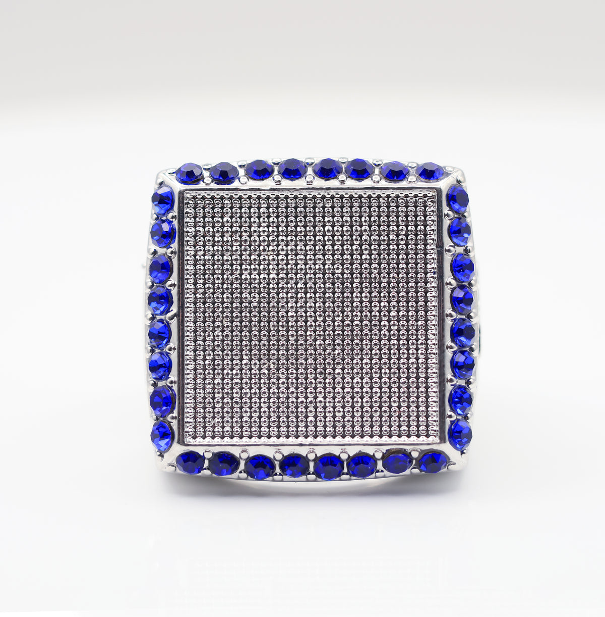 Signature Ring Silver/Blue