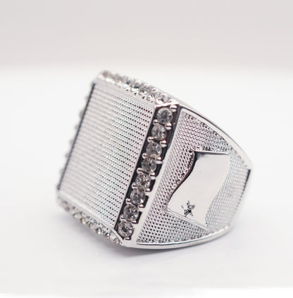 Signature Ring Silver/Clear
