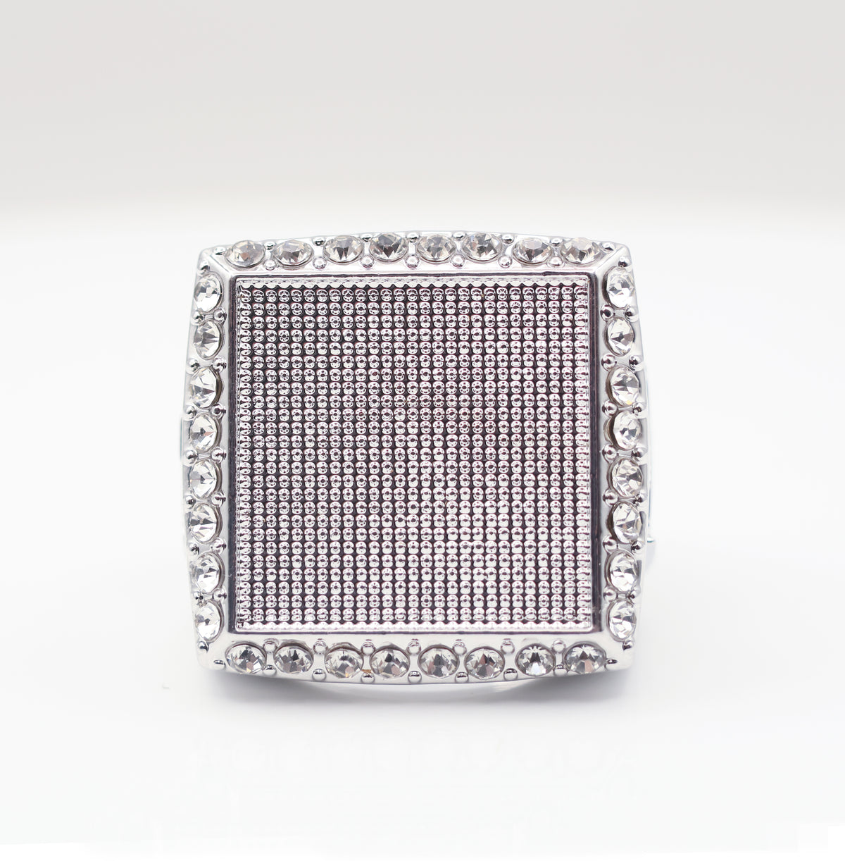 Signature Ring Silver/Clear