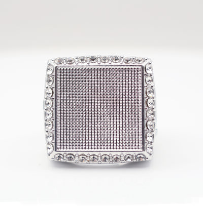 Signature Ring Silver/Clear