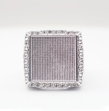 Signature Ring Silver/Clear