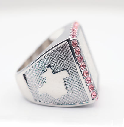 Signature Ring Silver/Pink