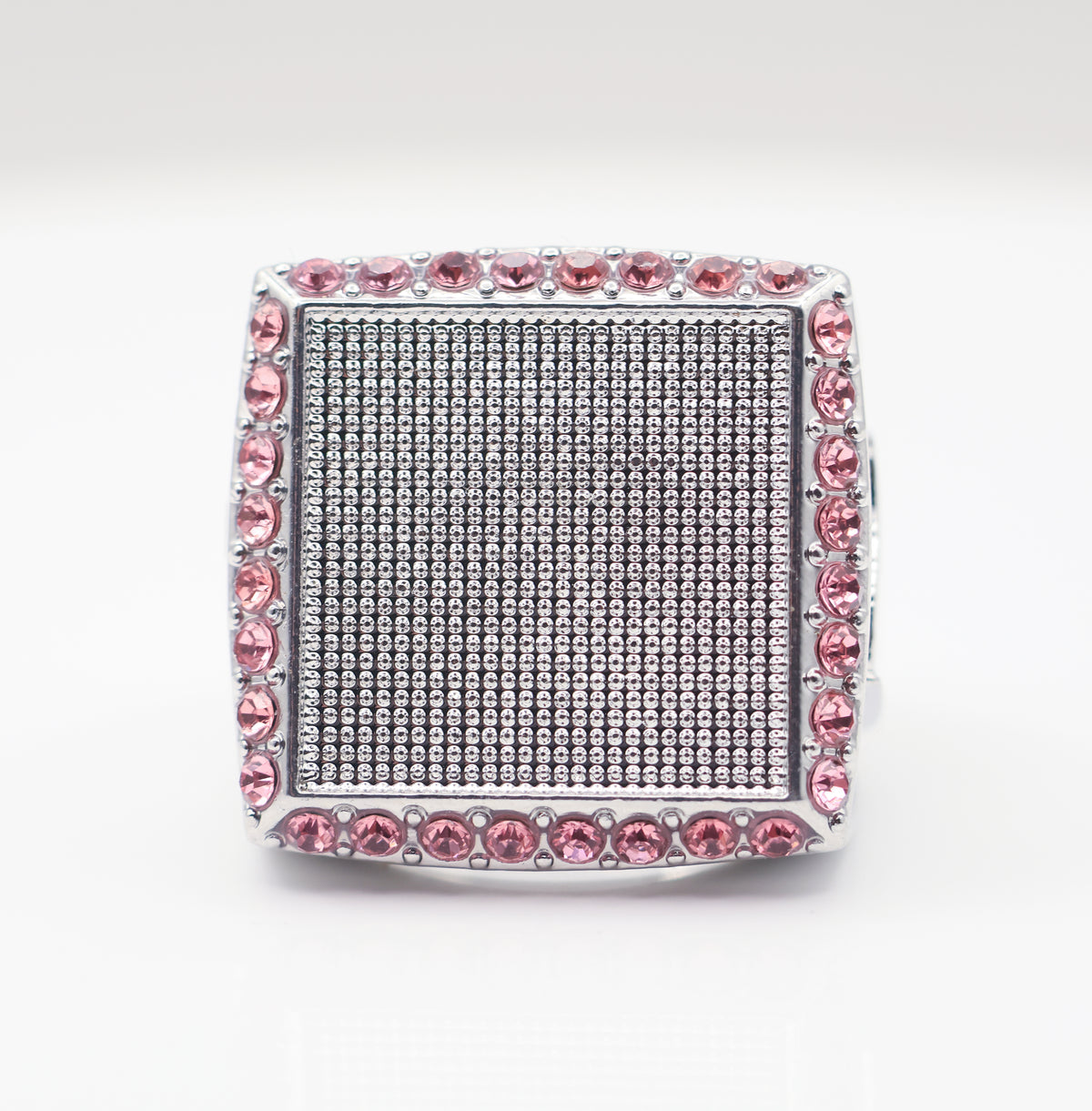 Signature Ring Silver/Pink