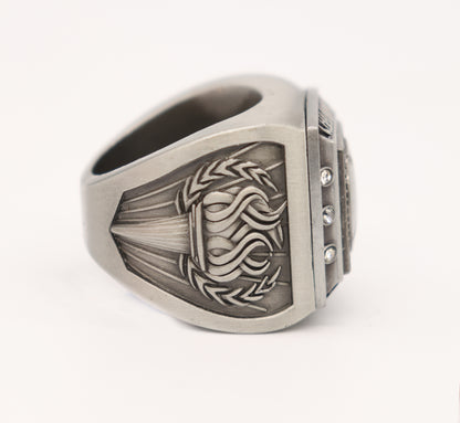 Torch Ring Baseball Silver