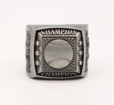 Torch Ring Baseball Silver