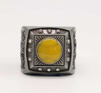 Torch Ring Softball Silver