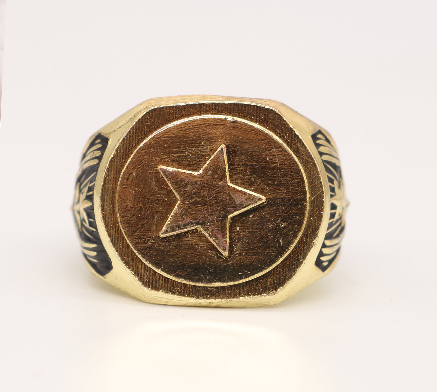 Gold MVP Ring Red Letter