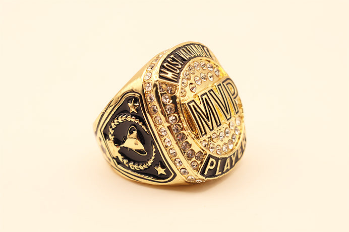 Gold MVP Ring Stroke Letter