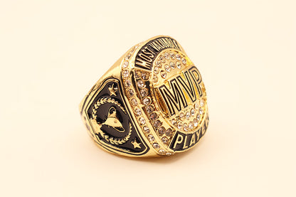 Gold MVP Ring Stroke Letter