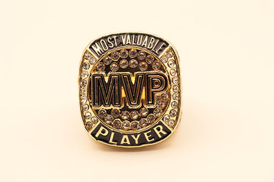Gold MVP Ring Stroke Letter