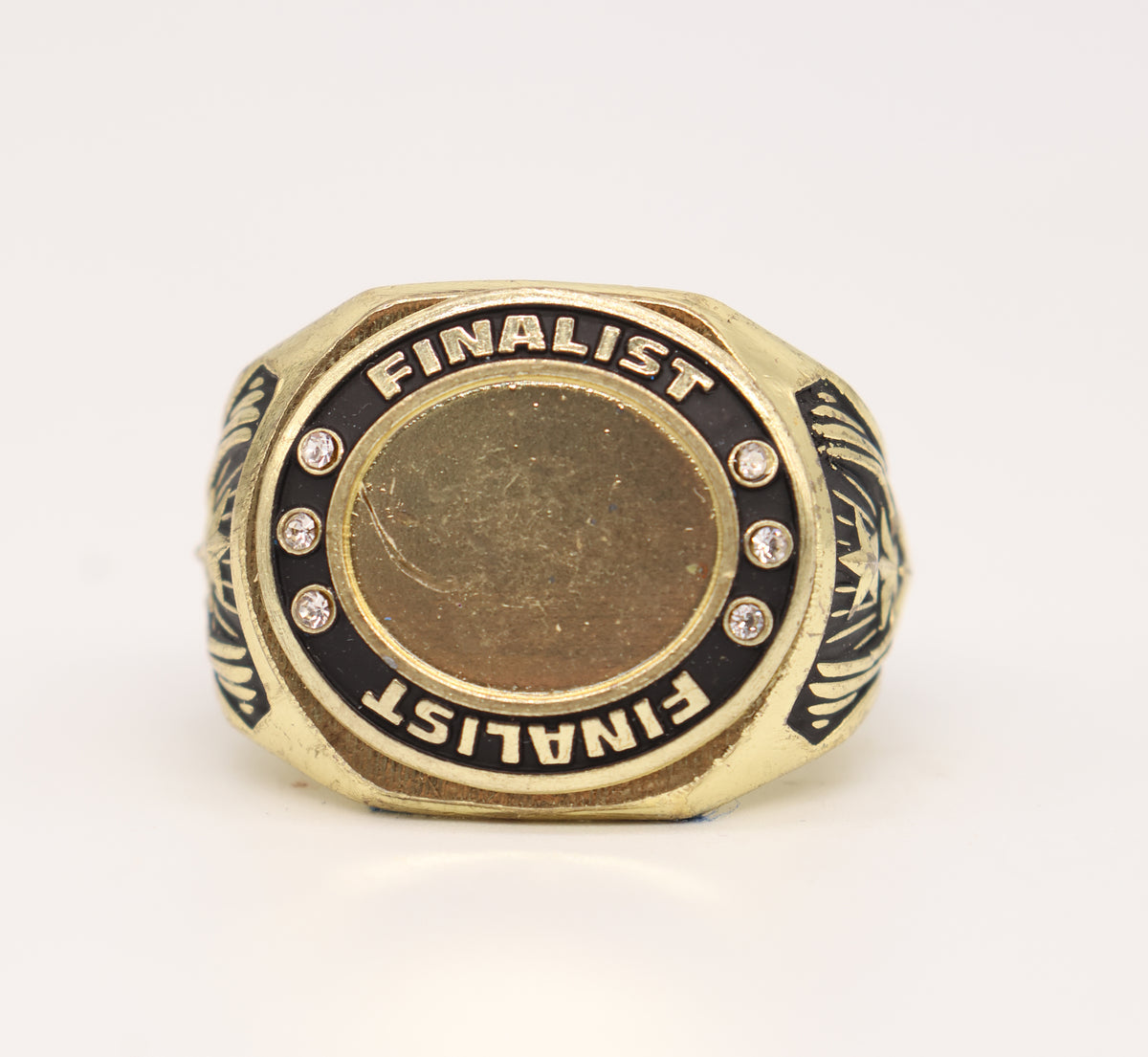 Customizable Gold Finalist Oval