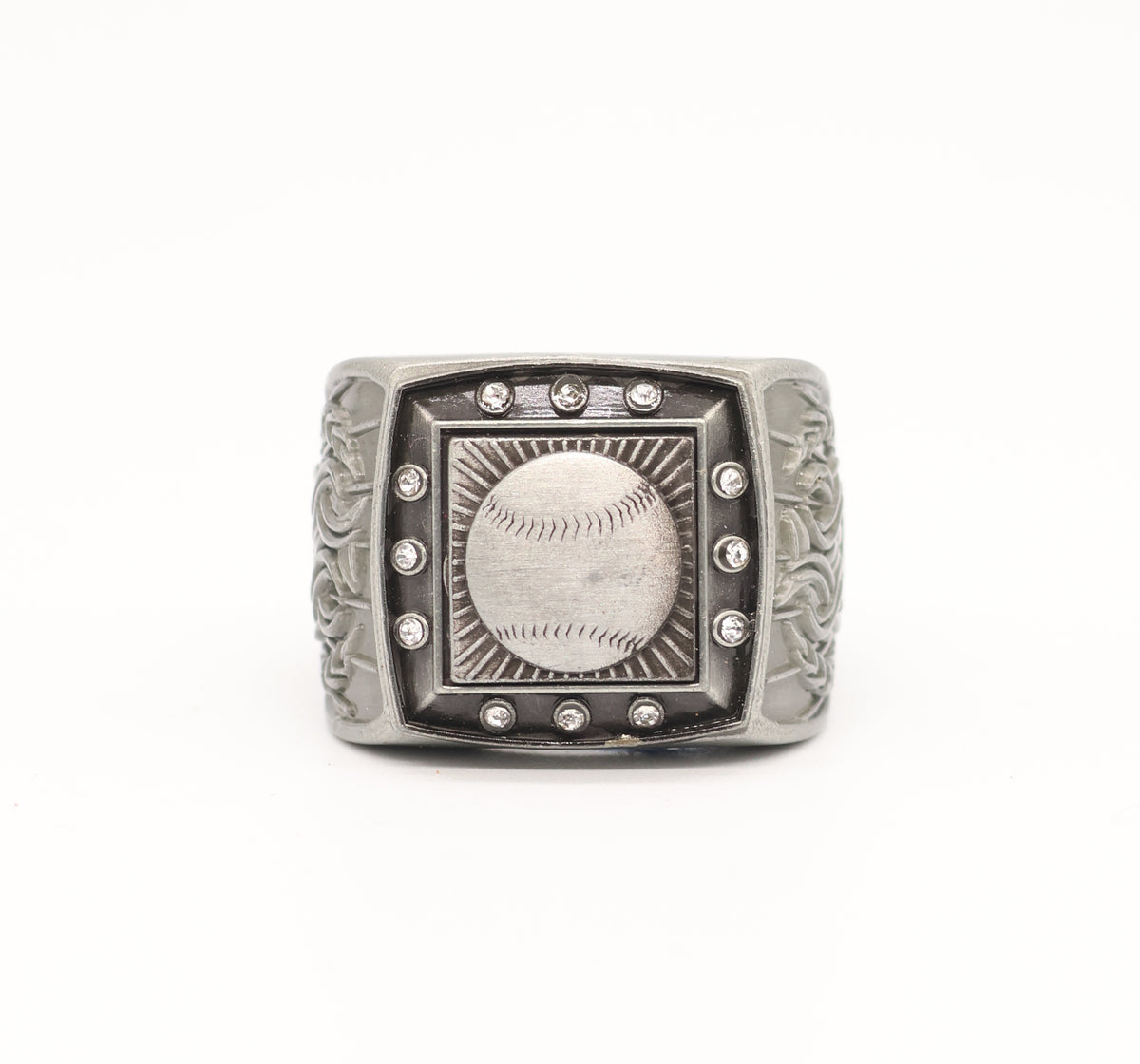 Torch Ring Baseball Silver