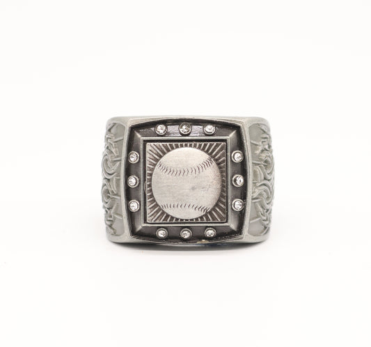 Torch Ring Baseball Silver