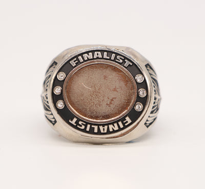 Customizable Silver Finalist Oval