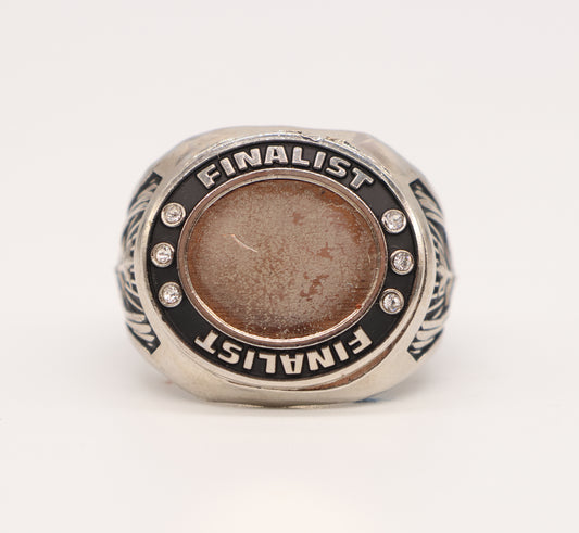 Customizable Silver Finalist Oval